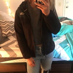 Hooded Black North Face